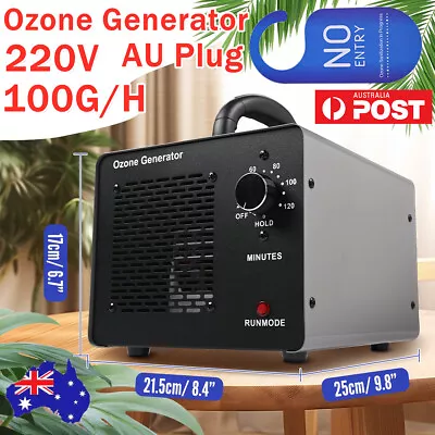 100G/H Ozone Generator Ozonator Machine Air Purifier Clean Deodoriser Ionizer • $80.99