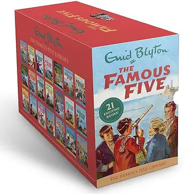 £34.99 • Buy The Famous Five Collection Enid Blyton Classic Stories 21 Books Slipcase Box Set