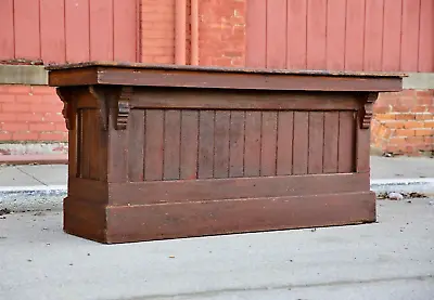 Antique Store Counter Kitchen Island Bar General Store Wood Mercantile Display • $4050