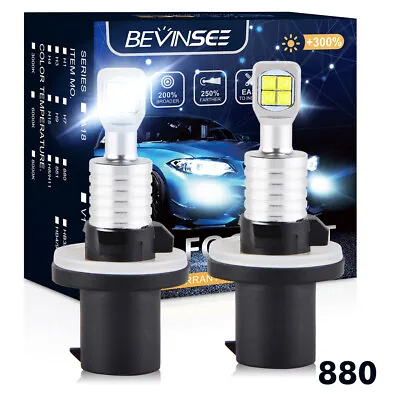 880 LED Fog Light Bulbs White For Chevry Silverado 1500 2500 3500 HD 1999-2002 • $7.99