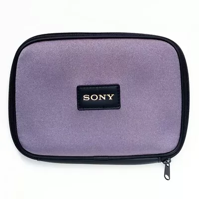 Sony Minidisc Player Portable Case MD Genuine Walkman Official Travel Pouch • £15