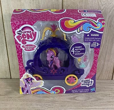 NEW My Little Pony MLP - Princess Twilight Sparkle & Carriage Cutie Mark Magic • £21.95