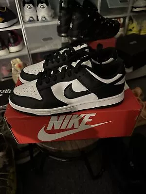 Size 9 - Nike Dunk Low Black White • $90