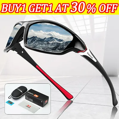 $18.59 • Buy Mens Sunglasses UV400 Polarized Glasses Fishing Sports Driving Eyewear +FREE Box