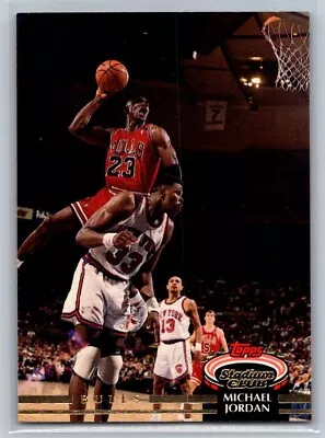 1992-93 Stadium Club #1 Michael Jordan Chicago Bulls GOAT HOF • $9.99