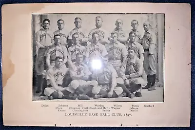 1898 Spalding Baseball Guide LOUISVILLE COLONELS Honus Wagner Rookie Team Photo • $150