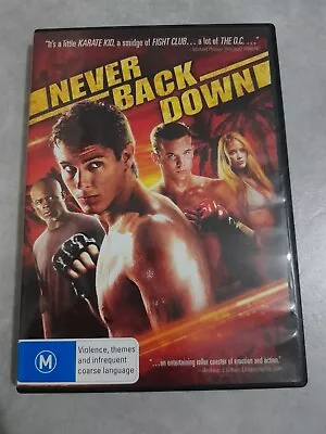 Vgc Never Back Down (DVD 2008) Pal4 • $5