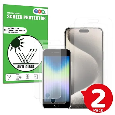 IPhone X XS 11 12 13 14 15 Pro Max Matte Anti Glare Screen Protector TPU Film • £3.98