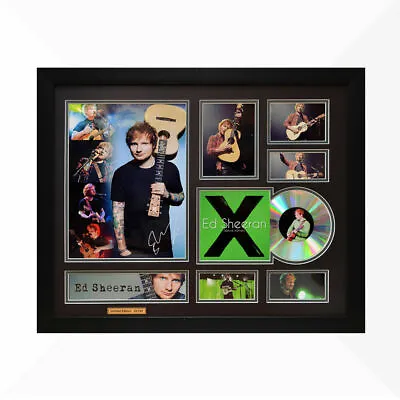 Ed Sheeran Signed & Framed Memorabilia - 1CD - Black/Green Edition • $120