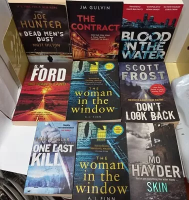 $7 • Buy Crime Thriller Books You Choose & Save HILTON, HAYDER, FINN, FORD, FROST, +