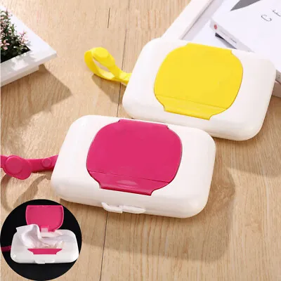 Wipe Case Storage Baby Brand New Child Wet Wipes Box Travel  Changing Dispenser • £8.42