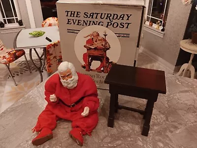 Norman Rockwell Saturday Evening Post Signature Porcelain Santa 1985- Incomplete • $125
