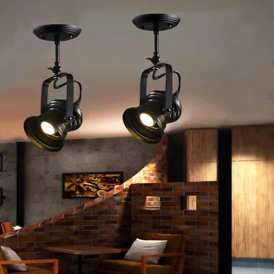 Modern Adjustable Semi Flush Mount Ceiling Lamp Fixture Shop Light For Studio • $49.99