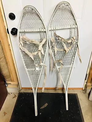 Military Aluminum Snowshoes 46 1/2” X 12” Dated 1985 And 1986. • $55