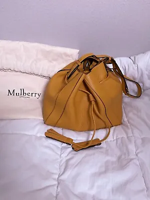 Mulberry England-small-millie Tote-deep Amber-heavy Grain Leather-stunning-euc • $950