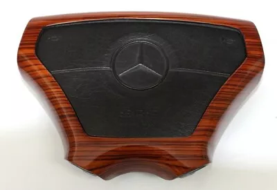 Mercedes W201 190e Zebrano Wood Steering Wheel Horn Trim Sportline Model • $169