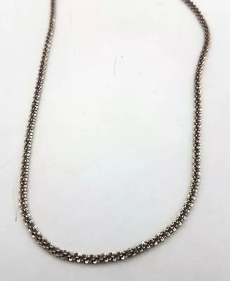 925 Silver Textured Necklace Chain 40  • $18.50