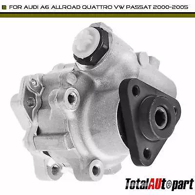 Power Steering Pump W/o Pulley For Audi A6 Allroad Quattro VW Passat 2000-2005 • $48.59