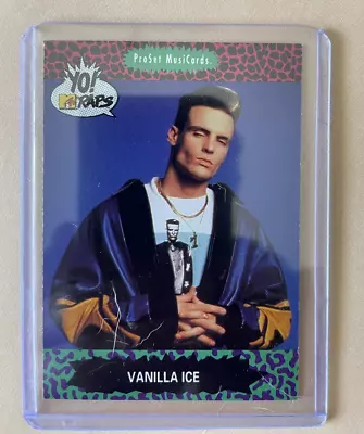 1991 Vanilla Ice Yo! MTV Raps ProSet MusiCards Trading Card #86 • $1.55