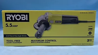 Ryobi AG4031G 5.5A Corded 4-1/2 Inch Angle Grinder #B15D ~ NEW • $9.99