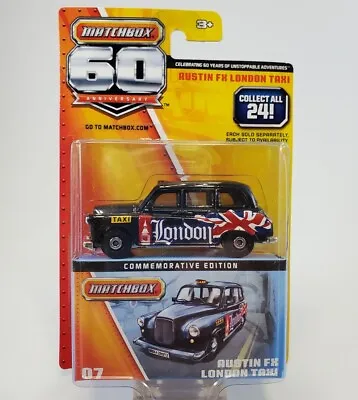 Matchbox 60th Anniversary Austin FX London Taxi #7 1:64 Diecast • $6.95