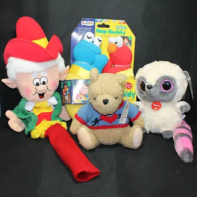 Lot Of 4 Plush Stuffed Toys Classic Pooh Keebler Nap Buddy YooHoo & Friends • $12.99