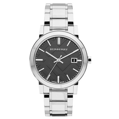 $166.47 • Buy Burberry BU9001 'The City'  Stainless Steel With Black Dial 38 Mm Watch