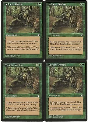 MTG Volrath's Gardens X4 Stronghold Rare Played • $2.29