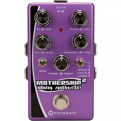 Pigtronix Mothership 2 Analog Synthesizer Pedal  LN • $89.97