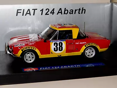 Fiat  124 Abarth N 38 East African Safari Rally 1974 R.ulyate Sun Star 4942 1:18 • $64.99