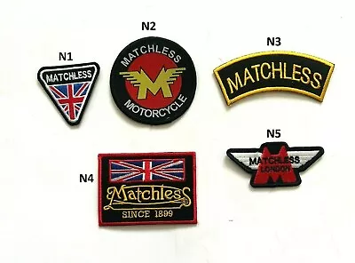 £2.25 • Buy British Bike Union Jack Matchless Biker Iron Sew On Patch Jacket Jeans Leather