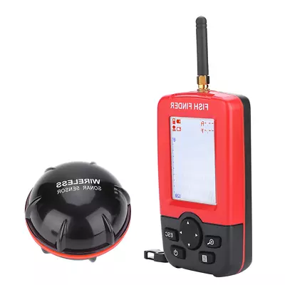 100M Wireless Sonar Sensor Fishfinder Echo Sounder Fish Finder New • £66.73