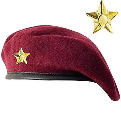 Woollen French Traditional Army Style Che Guevara Classic European Beret Cap • $20.49