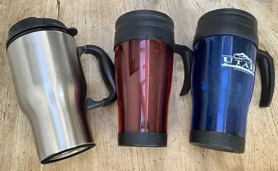 £10 • Buy Aladdin Thermos Travel Mug Cup Flask X 3 Used