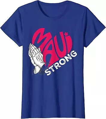 Pray For Maui Hawaii Strong Nature Lovers Gift Ladies' Crewneck T-Shirt • $21.99