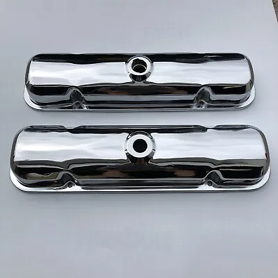 67-72 GTO FIREBIRD CHROME VALVE COVERS Reproduction 67-81 Pontiac 400 389 455 • $99.97