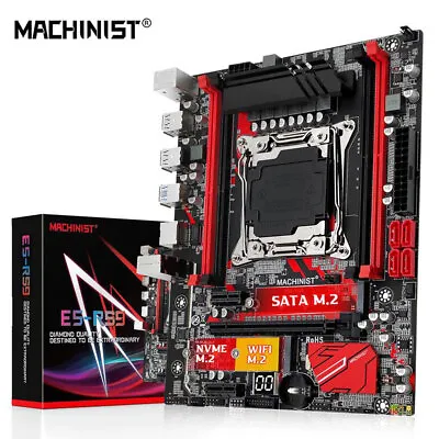 X99 E5 RS9 Motherboard LGA 2011-3 Support Four Channel DDR4 RAM XEON E5 V3 V4 • $153.95