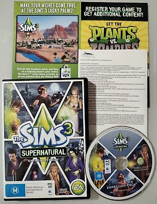 The Sims 3 Supernatural - PC Expansion Pack *Complete* Free Postage  • $8.95