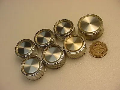 HEATHKIT AD-27 AM/FM Stereo Receiver 7-PIECES CONTROL KNOB LOT (OEM PART!) KM*** • $19