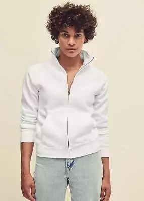Fruit Of The Loom Womens Premium 70/30 Sweatshirt Jacket 62116 • £24.94