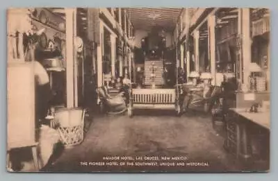 $12.99 • Buy Amador Hotel LAS CRUCES New Mexico ~ Rare Vintage Interior Artvue Postcard 1940