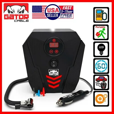 Car Air Tire Pump Inflator Compressor Digital Electric Auto Portable 150PSI 12V • $19.99