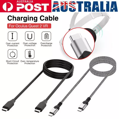 $15.99 • Buy 3M Type C Charging Cable For Oculus Quest 2 Link Cable USB 3.0 VR Data Cord