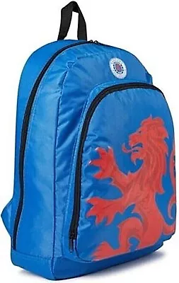 Glasgow Rangers Fc Large Adult Football Backpack Sports Holdall Bag Rucksack  • £17.85