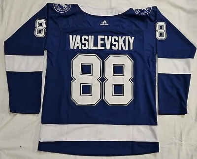 Tampa Lightning Andrei Vasilevskiy #88 Stitched Hockey Jersey Blue Size XL New • $62.95