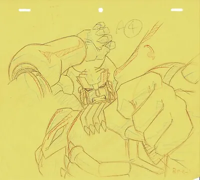 TRANSFORMERS Magmatron Animation Cel Drawing Anime Beast Wars Neo 1999 Xa4 • $49.99