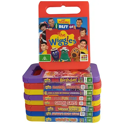 The Wiggles Bulk Lot Of 9 Kids DVDs ABC New Cast 2008+ AUS Reg 4 Best Of 949 Min • $90