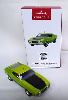 Hallmark Ornament 2023 Classic American Cars #33 1973 Ford Mustang Mach 1 K2 • $15.99