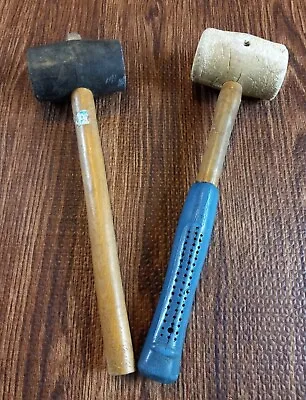 Pair Of Double Faced Rubber Mallets Vintage • $20