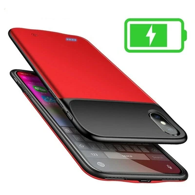 $82.63 • Buy Battery Charger Case For Iphone 6 6s 7 8 X 10 Xs Max Xr Soft Tpu Frame Silicone